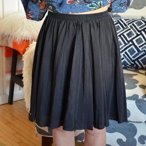 Jason Wu black pleated skirt